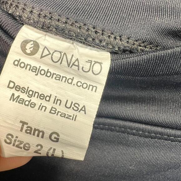 Dona Jo Womens Black Athletic Skirt Skort Tennis Pickleball Stretch Size  L - Picture 5 of 7